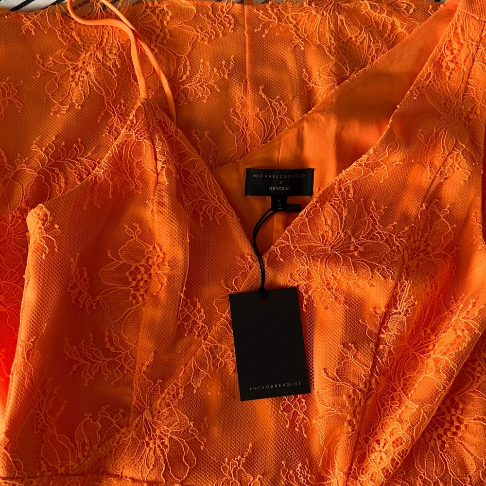 x REVOLVE Olivia Mini Dress in Orange
Michael Costello - Picture 4 of 5